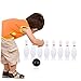 ifundom 2 Sets Kids Bowling Set 16CM Outdoor Indoor Bowling Toys for Toddlers Educational Ball and Pins Fun Sports Equipment for Preschool and Kindergarten