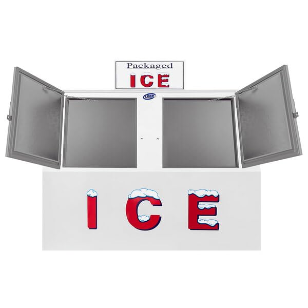Outdoor Leer 60asl Slant, Auto Defrost Ice Merchandiser - 60 Cu Ft on Fridge.com - View 2