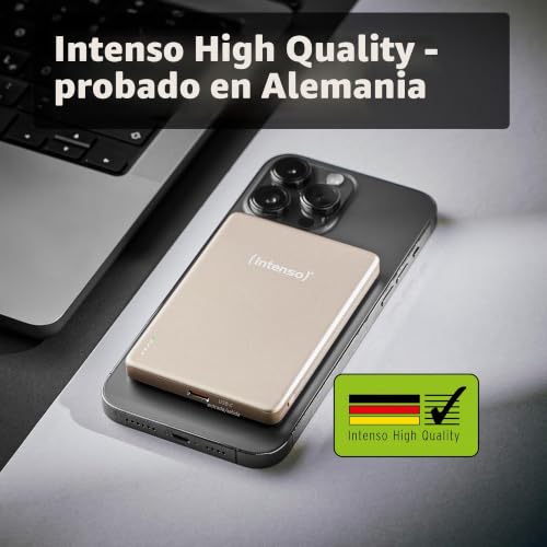 Batería externa 5000 mAh Intenso MW5000 USB-C PD 20W champán 7