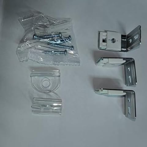MYshade Cordless 1" Cellular Shades Accessories Mounting Brackets Window Shades Mount Kit Window Treatment Repair Kit Cover