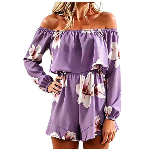 Monos una pieza elegantes con impresión bohemia de caída fluida y tacto suave de verano