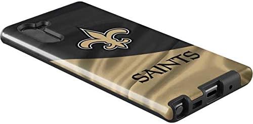 Skinit Pro Phone Case Compatible with Galaxy Note 10 - Officially Licensed NFL New Orleans Saints Design