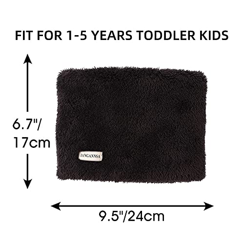 Image of JANGANNSA Fleece Kids Scarf - Warm Winter & Autumn Neck Warmer for Boys & Girls 1-6Y