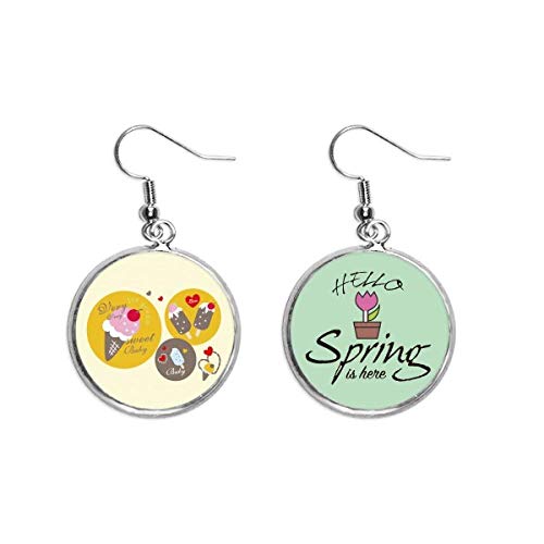 Pendientes de cereza y corazón helado ideales para regalar en primavera