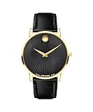 Movado Museum Classic Men's Watch - Swiss Quartz 2H Movement, Calfskin Strap - 3 ATM Water...