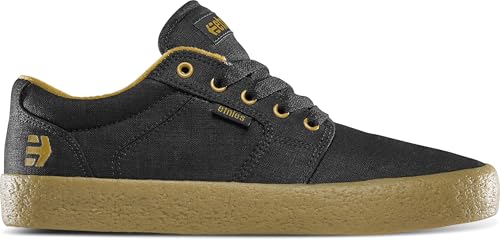 Etnies Men's Barge LS Low Top Skate Shoe, Black Raw, 11