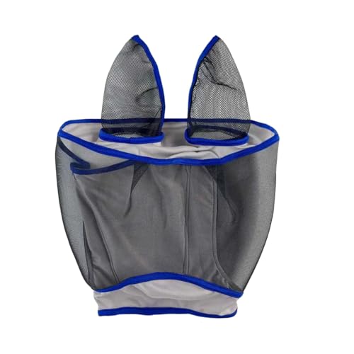 プロの快適なクイックドライホースフライ通気性調整可能な馬の顔カバー屋外ヘッドギア使いやすい細かいメッシュ馬フライ