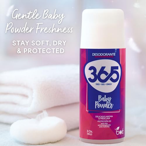 365 Baby Powder Antiperspirant Deodorant 3 oz miniatura 4