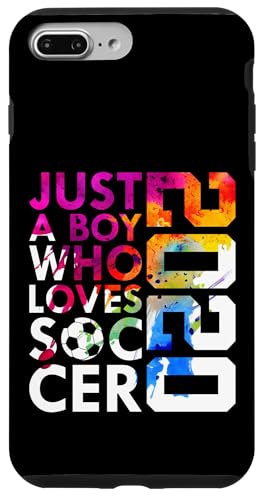 2020 JUST A BOY WHO LOVES SOCCER FOOTBALL 6th BIRTHDAY �X�}�z�P�[�X iPhone 7 Plus/8 Plus �p