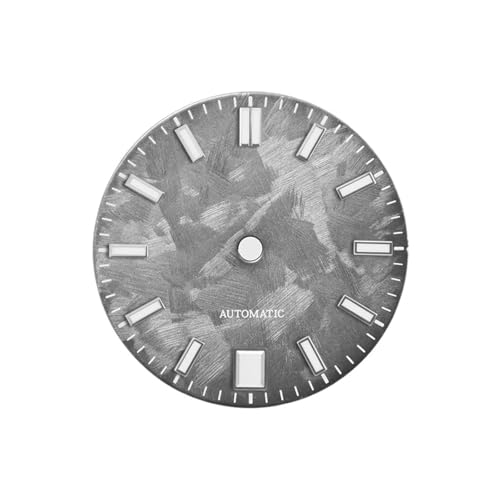 1pc �_�C����������N���V�b�N 28.5 �~�����[�g���S�[���h�C���f�b�N�X�u���[��� NH35 NH36 �����^���p�[�\�i���C�Y���ꂽ���v���i(Grey blue lume,Silver index no logo)