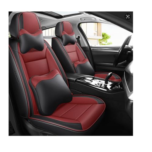 Housses de siège de voiture pour Mercedes GLK X204 en noir et rouge