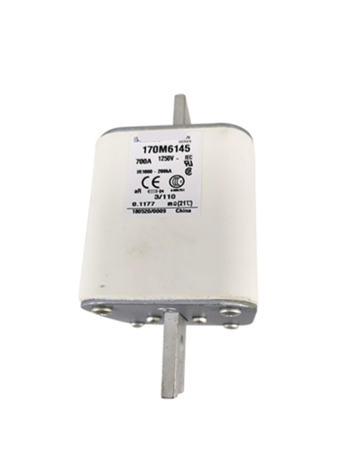 170M6145 fusible basse tension rapide à haut pouvoir de coupure pour semi-conducteur