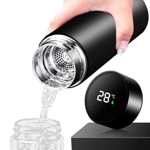 Garrafa Térmica Inteligente 500ml com Display de Temperatura em L...