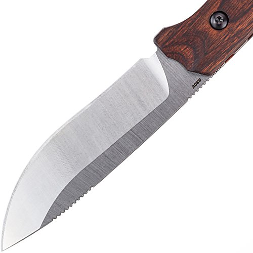 Benchmade - Saddle Mountain Skinner 15001-2 Knife, Drop-Point, Stabilized Wood Handle