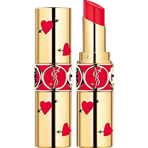Yves Saint Laurent ROUGE VOLUPTÉ SHINE OIL-IN-STICK LIMITED EDITION COLLECTORS 45 Rouge Tuxedo
