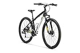 Componentes Shimano AFX Bicicleta MTB 27.5\" Lyon 381, Color negro