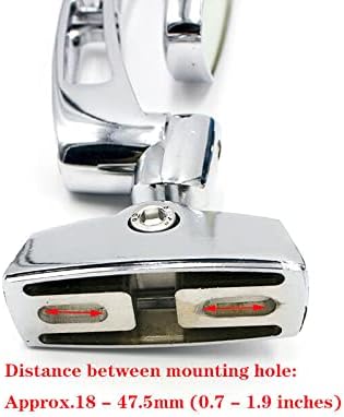 Miniatura 6 de Espejos laterales cromados para Suzuki GSXR 600 1997-2012 GSXR 750 1996-2012 GSXR 1000 2001-2012