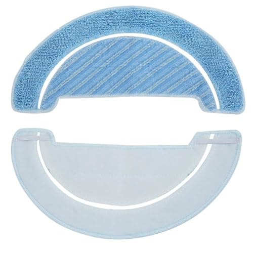 Akozon Reemplazo de Paños de Trapeador para Robot Aspirador Conga 1090, Paquete de 4 Compatibles con el Robot Aspirador Conga 1090
