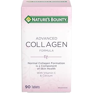 Nature’s Bounty Advanced Collagen Formula with Vitamin C and Calcium, 90 Tablets