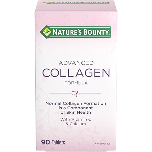 Nature’s Bounty Advanced Collagen Formula with Vitamin C and Calcium, 90 Tablets
