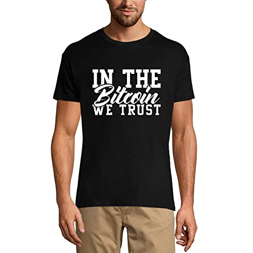 Men's Graphic T-Shirt in The Bitcoin We Trust Traders Quote - Crypto Mining Eco-Friendly Limited Edition Short