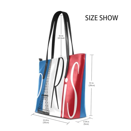 Image of Top Handle Bag for Women Vegan Leather Lady Purse Shoulder Bag