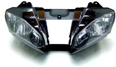 Rhegene Head Light Lamp Assembly Kit Motorcycle New Headlight for Yamaha YZF R6 2006 2007
