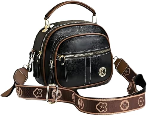 Sac à bandoulière en cuir véritable pour femme moderne