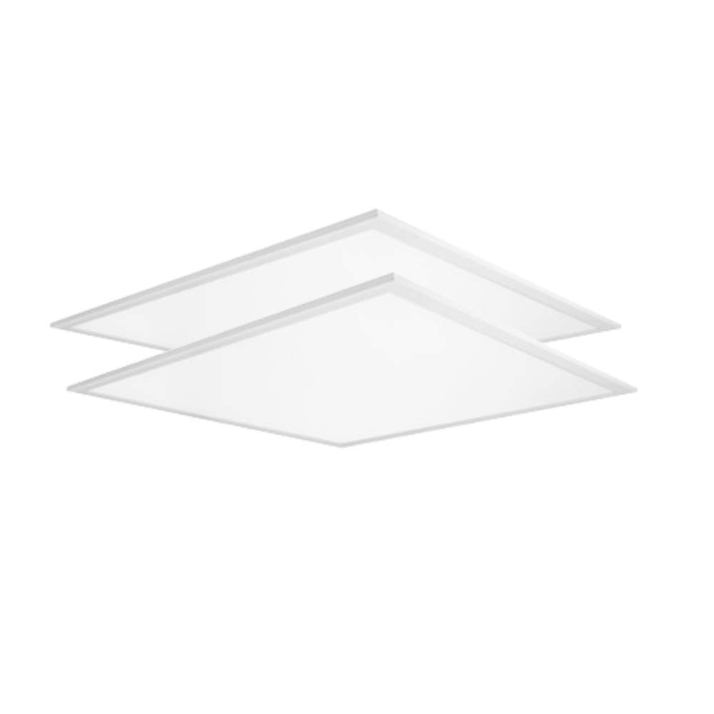 Pack of 2 x Megaman BERTO 36W Backlit TPA SQR Panel 6500K Daylight, IP40, Not Dimmable, 5 Year Warranty, Ultra-Slim TPb fire-Rated, Indoor, Ceiling, Commercial Usage