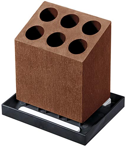 アネスティカンパニー アンブレラスタンド 6本斜め ブラウン HO1959