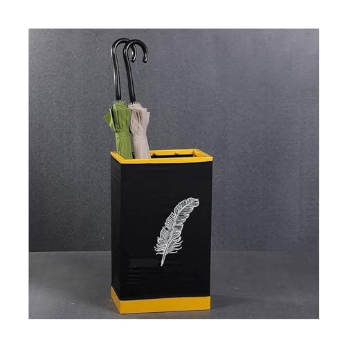 Porte-parapluies moderne en métal rectangulaire pour éviter les sols mouillés - 5