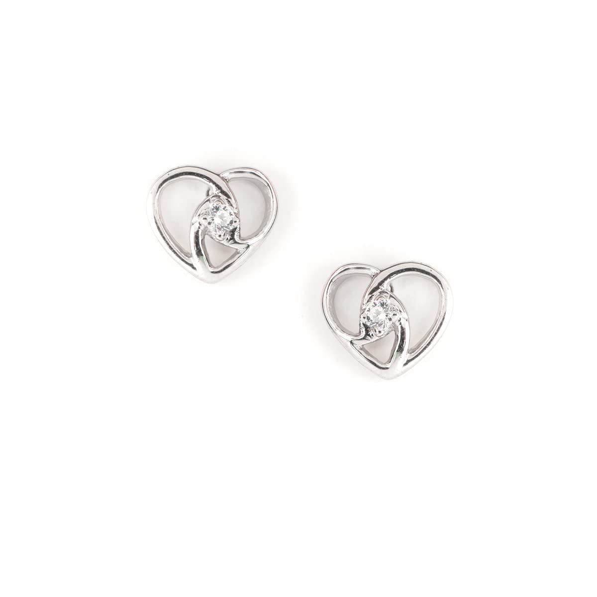 Shaya by CaratLane Meant To Be Heart Earrings in 925 Silver for Women (B09TDN1JPX) Amazon Price History, Amazon Price Tracker