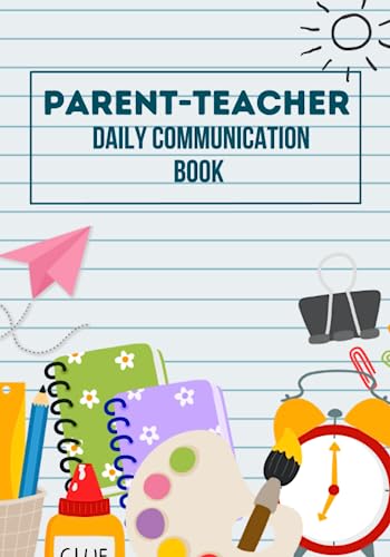 Parent - Teacher Daily Communication Log Book: Cute Back and Forth Journal For Communication Between Home and School image 2