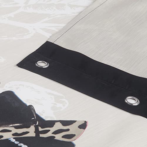 Ds Bath Fashionista Personalized Shower Curtain,Polyester Fabric Shower Curtain,Printed Shower Curtains For Bathroom,Waterproof Bathroom Curtains,72" W X 72" H #TOP2