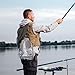 Hipicute Foldable Fish Net for Trout, Fly Fishing Landing Net, Soft Rubber Mesh, Easy Catch & Release, Fishing Net for Stream, Shore, Kayaking