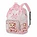 VIPOPSA Customized Diaper Bags For Baby Shoulders Bag Shoulders Bag All-In-One Bags Colorful Birthday Gift Cute For Mom Baby Diaper Bag Customized With Name