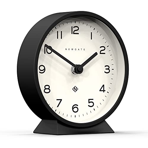image for NEWGATE® M Mantel Silent Sweep Mantel Clock - 'No Tick' - A Modern Ta