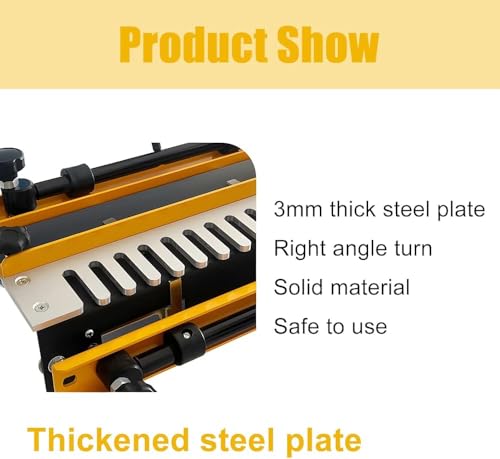 Holzbearbeitung Schwalbenschwanz Jig - Manuelle Fräsmaschine mit Fräser für präzise Verbindungen, Fräse Vorlage für Möbel und Schrankbauer