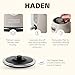 Haden Dorset 1.7 Liter Stainless Steel Electric Kettle, Hot Water Kettle with 360-Degree Base and Auto Shutoff, Putty & Chrome
