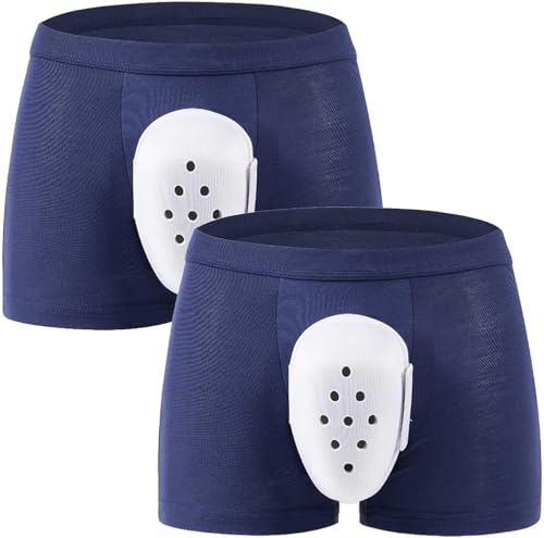 2pc Post Circumcision Underwear for Kids, Circumcision Underwear, Surgery Recovery Pants, Breathable Boxer Shorts for Boys(Blue,XXL-XXLarge)