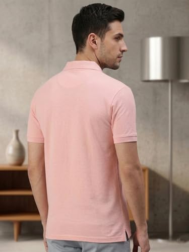 Image of Lux Cozi Men's Cotton Solid Polo Tshirt | Collar Tshirts | Half Sleeves | Stylish & Premium All Day Wear | Pack of 1