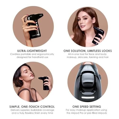 Temptu One Airbrush Make-Up Kit For Complexion Perfection With Cordless Compressor thumb #3