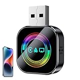 Adaptador de espejo de teléfono para coche | Convertidor inalámbrico Plug & Play | Espejo de teléfono a pantalla de coche para video y navegación; multimedia inteligente para transmisión de música