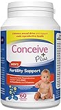 CONCEIVE PLUS Mens Fertility Support - Fertility Supplements for Men, 60 Capsules, 30 Day Supply