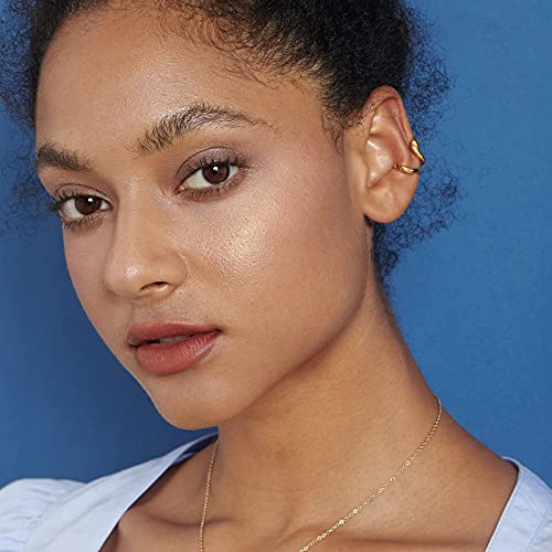 Ef Enfashion Unique Geometry Snake Spiral Ear Cuff Brass 18K Gold Plated #TOP5