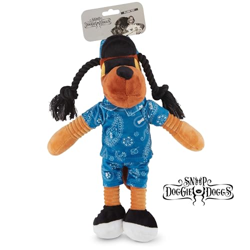 Juguete de felpa con chirriador Snoop Doggie Doggs para perros miniatura 2