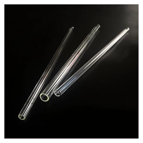 Tube en verre borosilicaté 47 mm pour laboratoire lot de 3 tubes de longueurs assorties