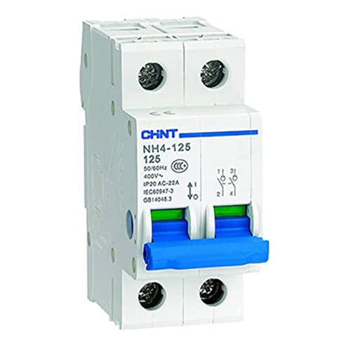 Interrupteur d'isolement NH4-125 disjoncteur 32-125 A sectionneur bipolaire 2P 63A