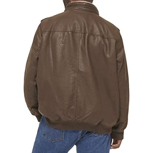 Image of Levi's Men's Vintage Deer Faux Leather Aviator Bomber (Standard and Big & Tall)