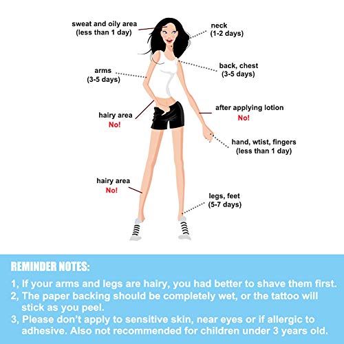 Besharppin Metallic Temporary Tattoos, 12 Sheets Butterfly Tattoo Stickers For Kids Teens Adults And Items Decoration #TOP5